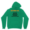 November Girl Hated By Many Unisex Hoodie
