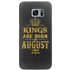 kings are born in august Samsung Galaxy S7 Edge