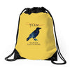 team damon salvatore Drawstring Bags
