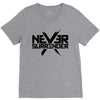 never surrender 2 V-Neck Tee