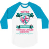 Thyroid Cancer Warrior 3/4 Sleeve Shirt
