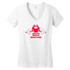 monster weightlifting Women's V-Neck T-Shirt