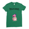 Pregosaurus Girl Ladies Fitted T-Shirt