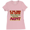 i'm cute see my ount Ladies Fitted T-Shirt