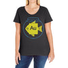 gold fish Ladies Curvy T-Shirt
