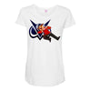 funny gaming Maternity Scoop Neck T-shirt