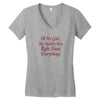 my mother was right Women's V-Neck T-Shirt
