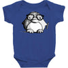 nerd penguin Baby Bodysuit