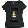 omg santa will ferrell Women's Triblend Scoop T-shirt