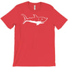 hai haie selachii shark der wei&szlig;e hai jaws neu T-Shirt