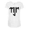 neymar jr sports logos Maternity Scoop Neck T-shirt