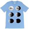 the phases of the moon of laika dog T-Shirt