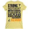 Strong Independent Motivated Gemini Ladies Fitted T-Shirt
