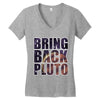 bring back pluto Women's V-Neck T-Shirt