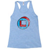 square in circle Racerback Tank