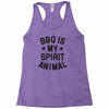 bbq spirit animal Racerback Tank