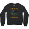 ugly dinosaur merry christmas Crewneck Sweatshirt