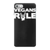 vegans rule iPhone 7 Case