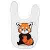 red fox 3 Baby Bibs