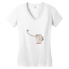 lonely traveller Women's V-Neck T-Shirt