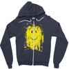 mud smiley face Zipper Hoodie