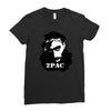 tupac (4x) Ladies Fitted T-Shirt