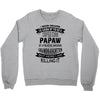 Super Cool Papaw Of A Freaking Awesome Granddaughter Crewneck Sweatshirt