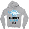 grumpa saurus rex Zipper Hoodie