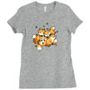 playful foxes Ladies Fitted T-Shirt