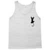 Cat Pocket Tank Top