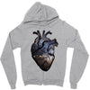 galaxy heart Zipper Hoodie