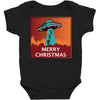 i want to believe santa parody Baby Bodysuit