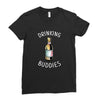 Drinking Buddies Ladies Fitted T-Shirt