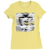 girl smoking a blunt Ladies Fitted T-Shirt