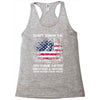 Veteran Don't Thank Me Thank My Brothers &amp; Sisters Who Never Came Back Racerback Tank