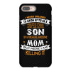 Super Cool Son Of A Freaking Awesome Mom iPhone 8 Plus