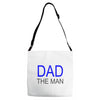 dad the man Adjustable Strap Totes
