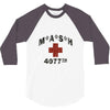 mash 4077th tv division vintage style 3/4 Sleeve Shirt