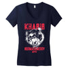 khabib nurmagomedov bear strong Women's V-Neck T-Shirt