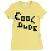 cool dude 2 Ladies Fitted T-Shirt