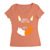for fox sake Women's Triblend Scoop T-shirt