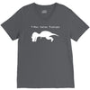 t rex hates pushups V-Neck Tee