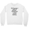 talk to myself Crewneck Sweatshirt