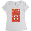 light on Women's Triblend Scoop T-shirt