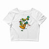 pizza lover Crop Top
