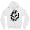 lepre cat Zipper Hoodie