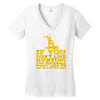 if you don't like hunting Women's V-Neck T-Shirt