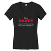 i'm a nanny what's your superpower Women's V-Neck T-Shirt