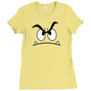 mad face Ladies Fitted T-Shirt