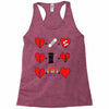 ls lesbian full heart Racerback Tank